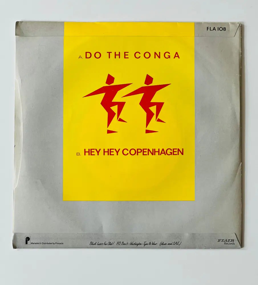 Black Lace - Do The Conga - 7in Single Picture Sleeve Single