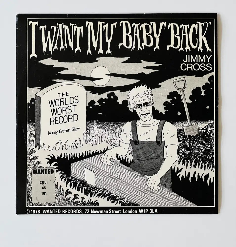 Jimmy Cross - I Want My Baby Back - 7in Single Picture Sleeve Single