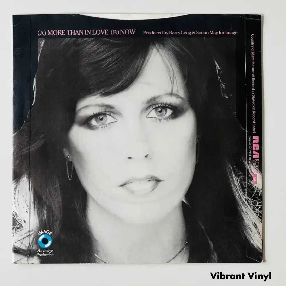 Kate Robbins - More Than In Love - 7in Single Picture Sleeve Single