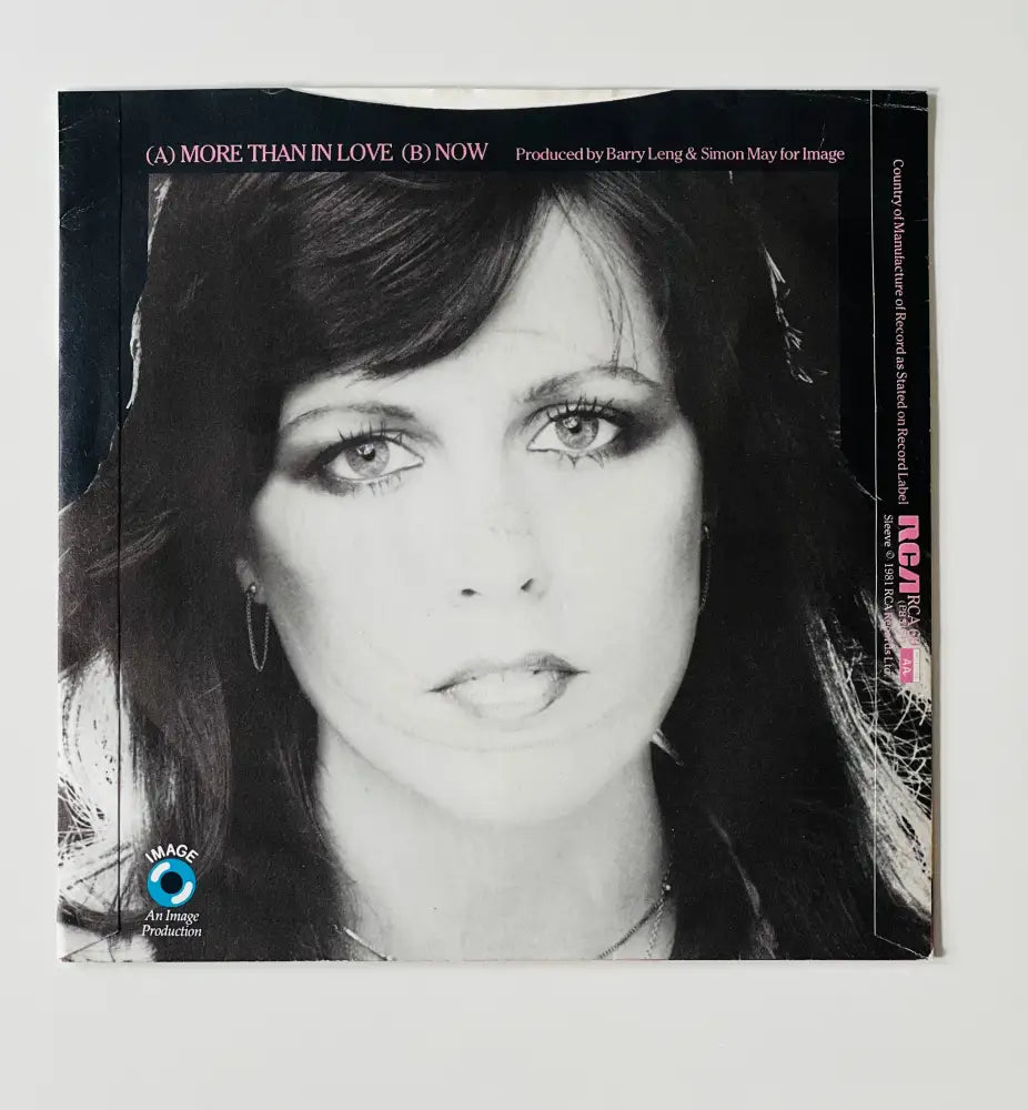 Kate Robbins - More Than In Love - 7in Single Picture Sleeve Single