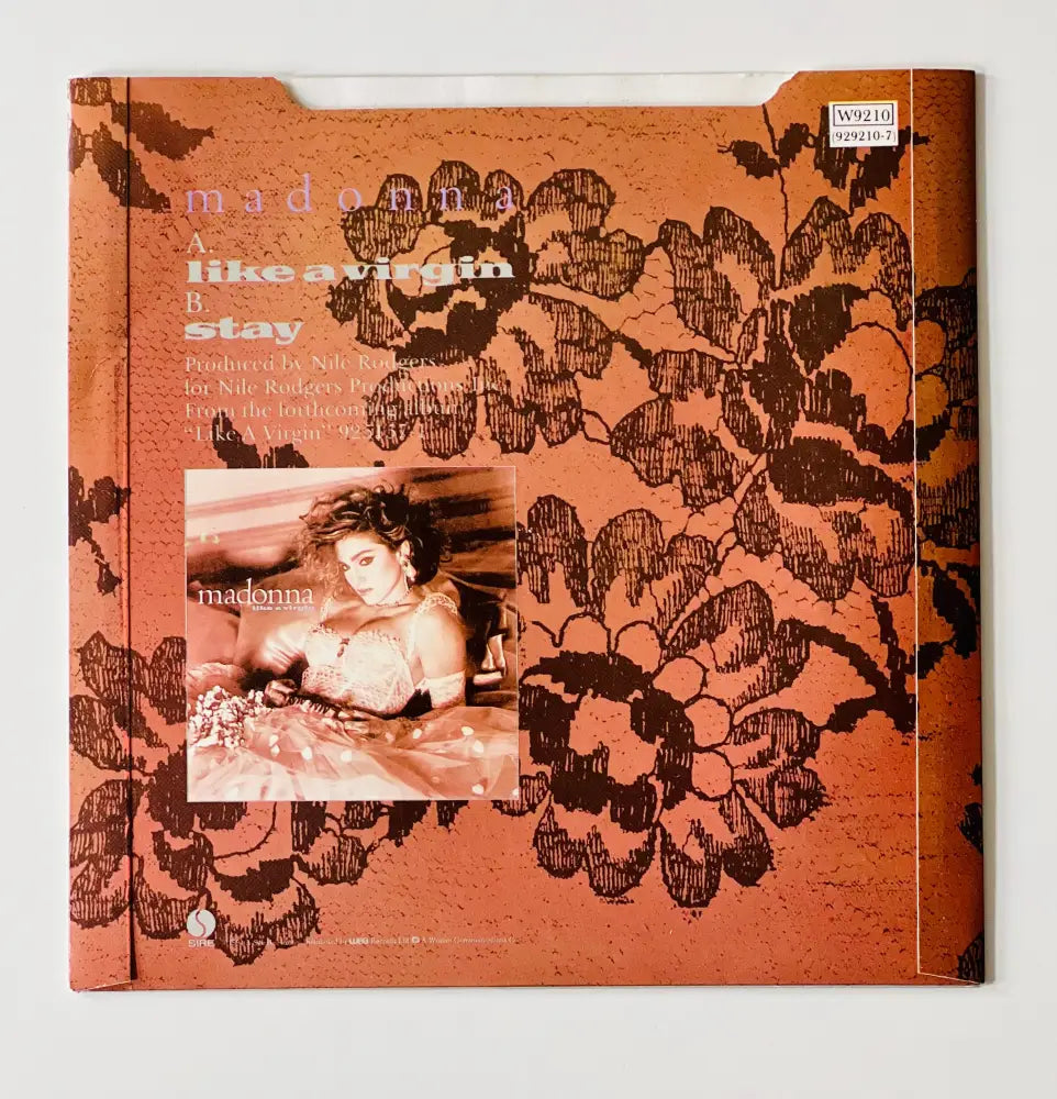 Madonna - Like A Virgin - 7in single Picture Sleeve Single