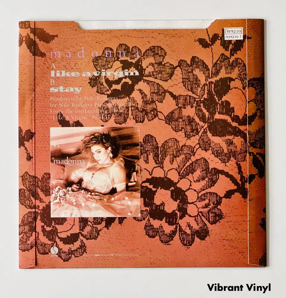 Madonna - Like A Virgin - 7in single Picture Sleeve Single