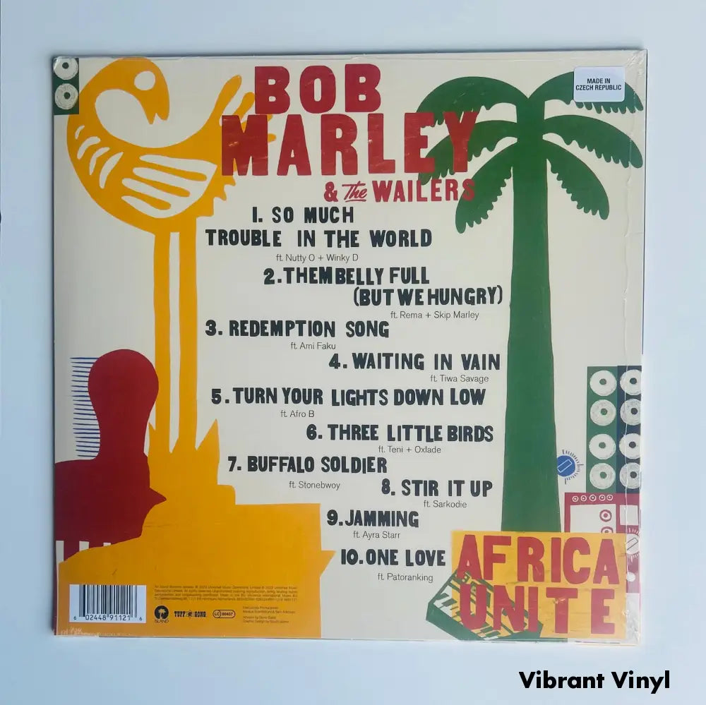 Bob Marley & The Wailers - Africa Unite - 12in Album Coloured Vinyl Album