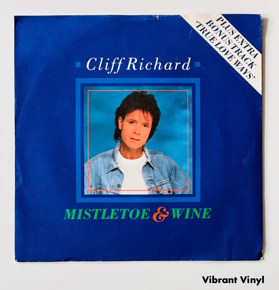Cliff Richard - Mistletoe & Wine - 7in Single Picture Sleeve Single
