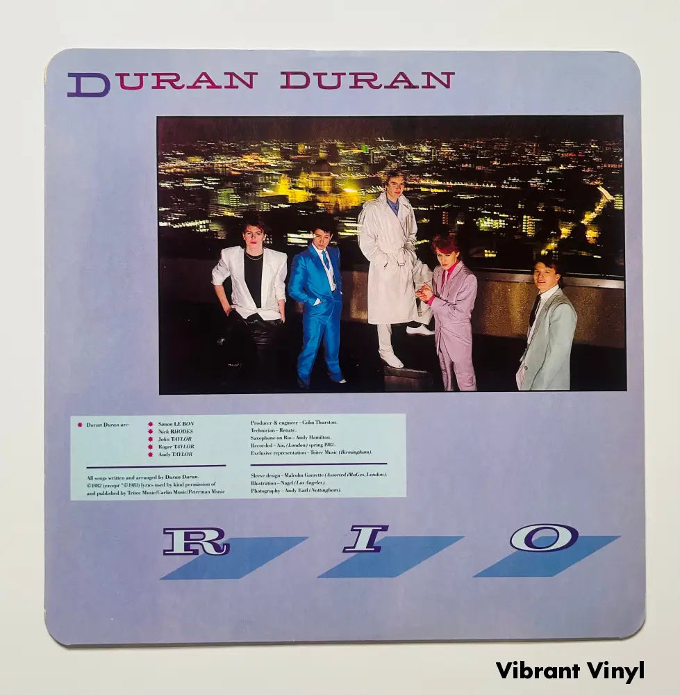 Duran Duran - Rio - 12in Album Picture Sleeve Album