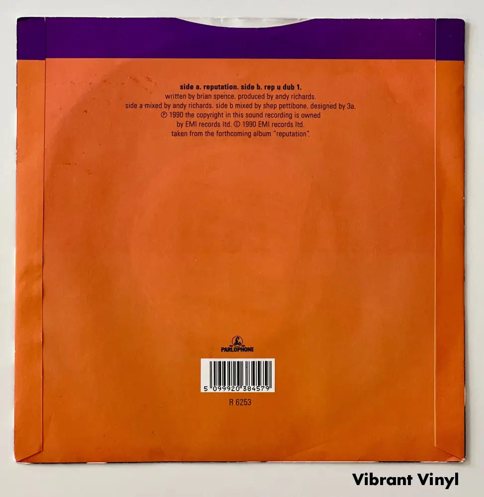 Dusty Springfield - Reputation - 7in Single Picture Sleeve Single