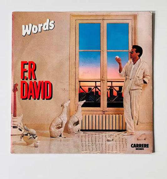 F.R David - Words - 7in Single Picture Sleeve Single
