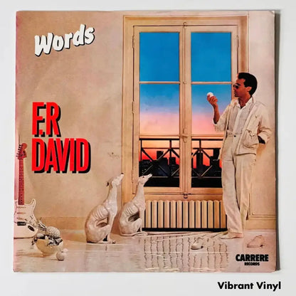 F.R David - Words - 7in Single Picture Sleeve Single