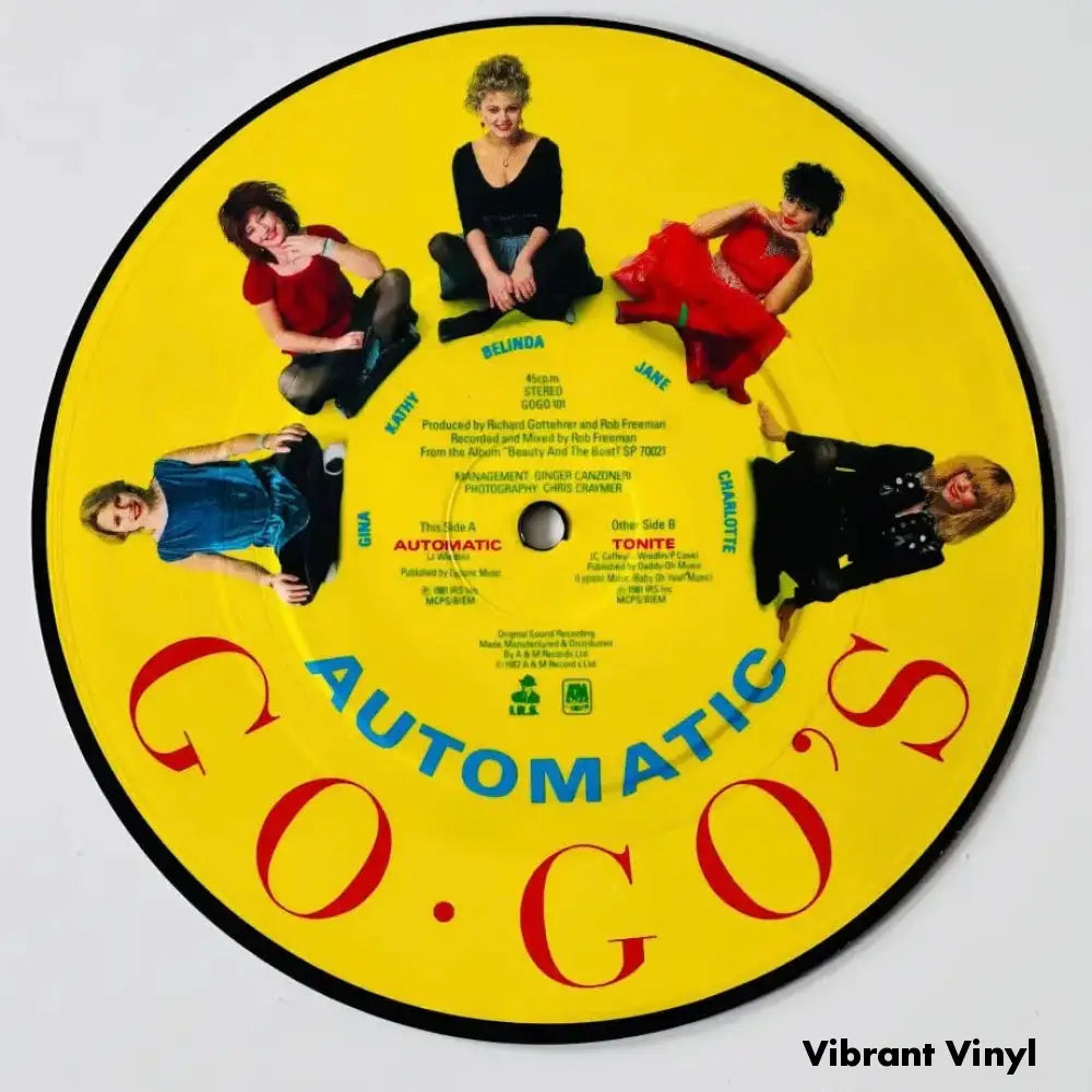 Go Go’s - Automatic - 7in Single Picture Disc Vinyl Single