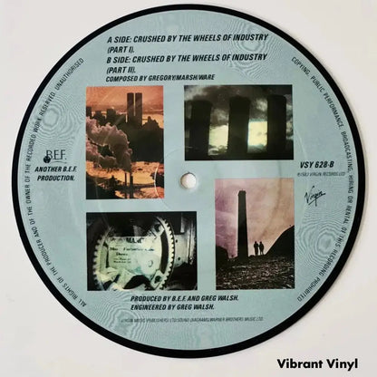 Heaven 17 - Crushed By The Wheels Of Industry - 7in Single Picture Disc Vinyl Single