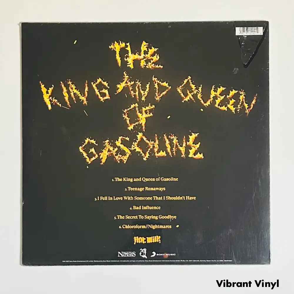 Hot Milk - The King & Queen of Gasoline - 12in Album Picture Sleeve Album