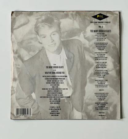 Jason Donovan - Too Many Broken Hearts - 7in Single Picture Sleeve Single