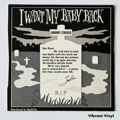 Jimmy Cross - I Want My Baby Back - 7in Single Picture Sleeve Single