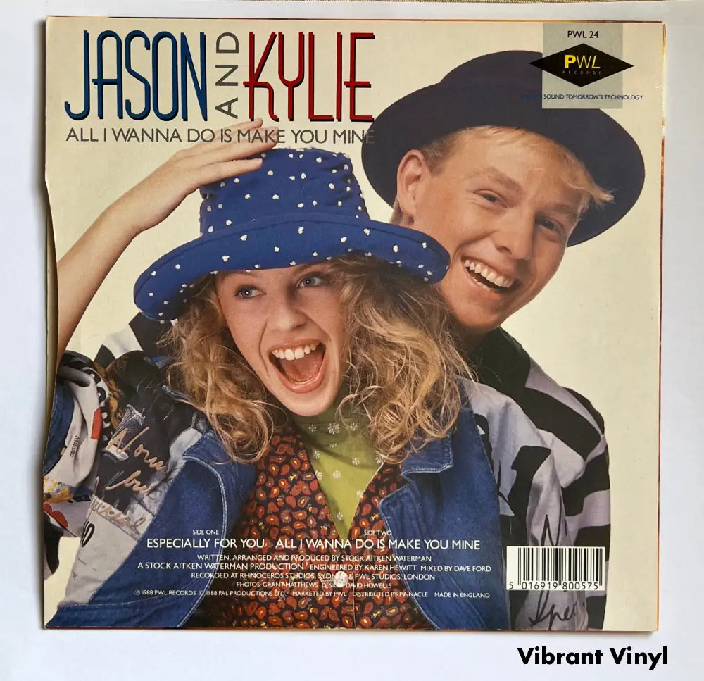 Kylie & Jason - Especially For You - 7in Single Picture Sleeve Single