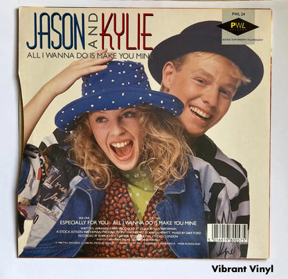 Kylie & Jason - Especially For You - 7in Single Picture Sleeve Single