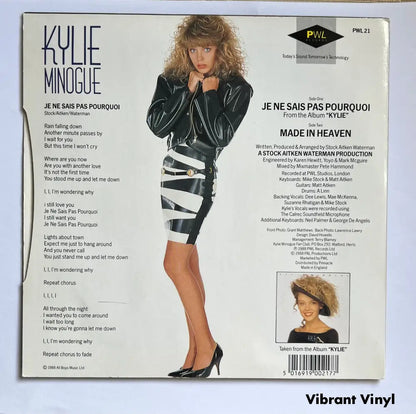 Kylie Minogue - Je ne sais pas pourquoi - 7in Single Picture Sleeve Single