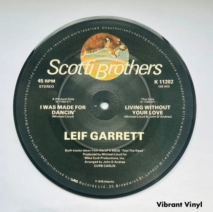 Leif Garrett - I Was Made For Dancin’ - 7in Single Picture Disc Vinyl Single