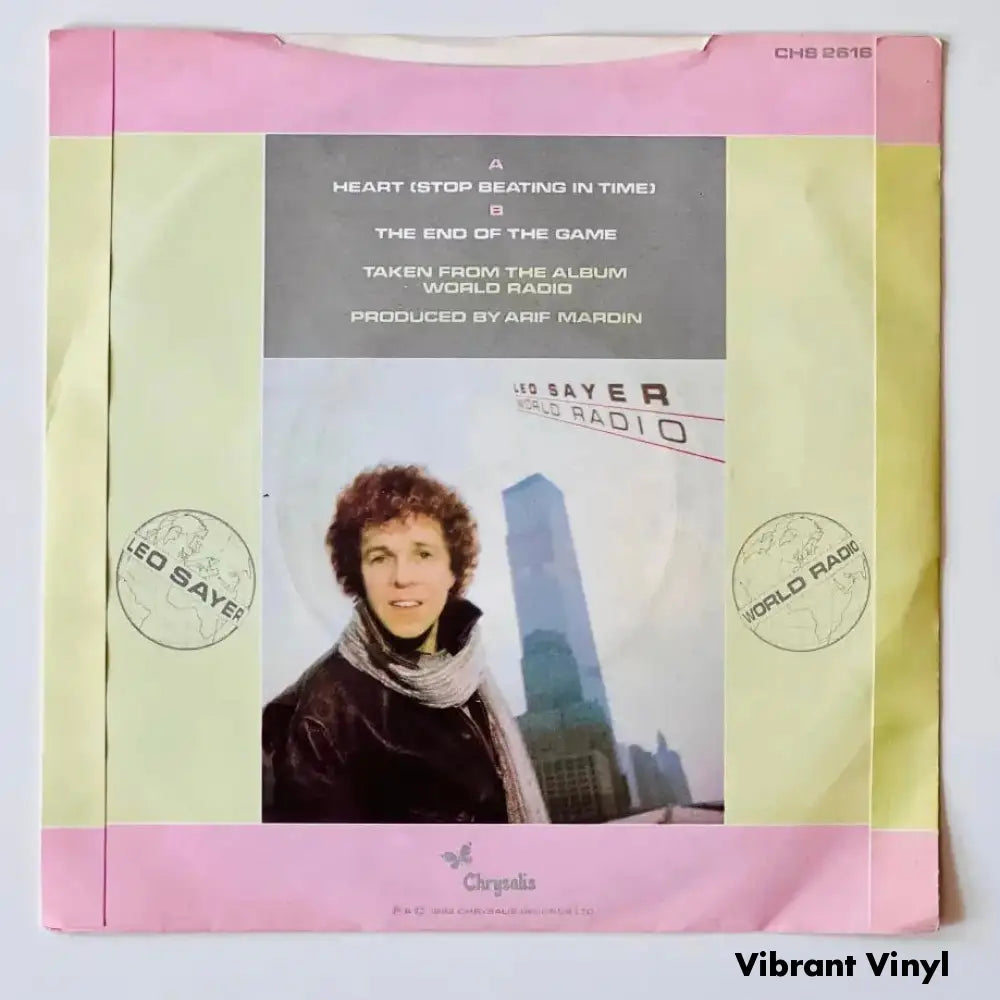 Leo Sayer - Heart - 7in Single Picture Sleeve Single