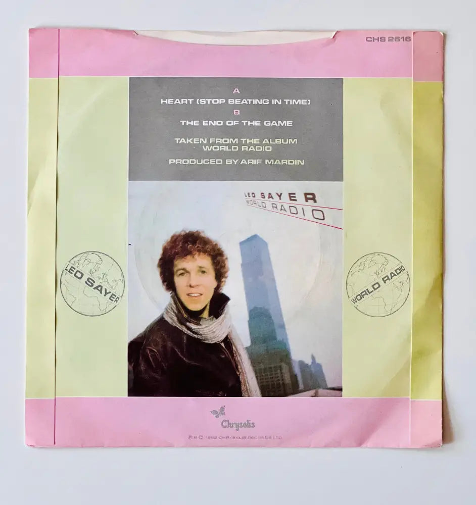 Leo Sayer - Heart - 7in Single Picture Sleeve Single