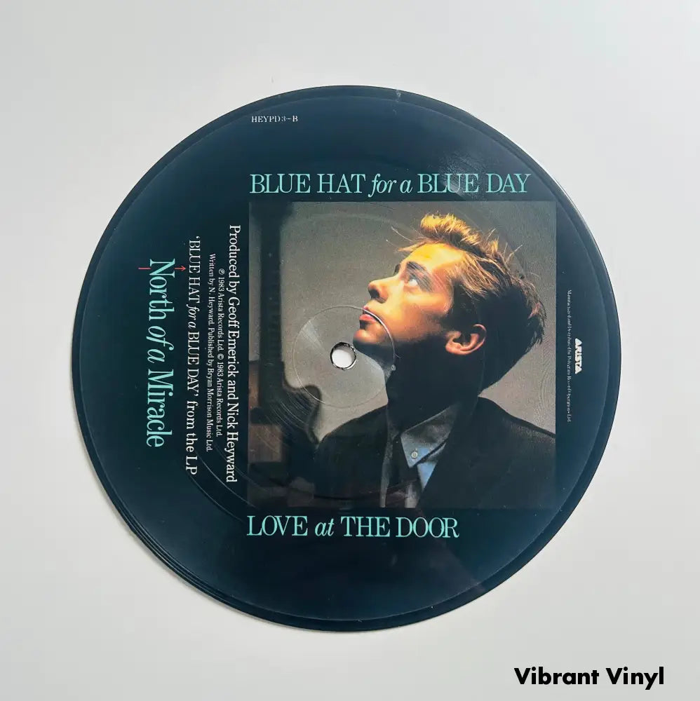 Nick Heyward - Blue Hat for a Blue Day/ Love at the Door - Picture 7in Single Picture Disc Vinyl Single