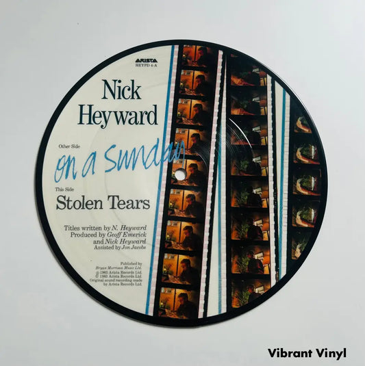 Nick Heyward - Stolen Hearts/On a Sunday - Picture 7in single Picture Disc Vinyl Single