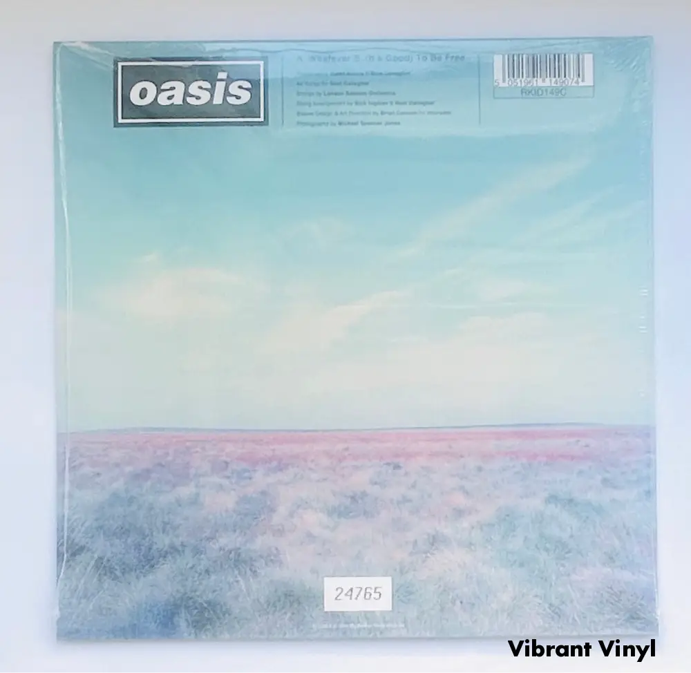 Oasis - Whatever - 7in Single Coloured Vinyl Single