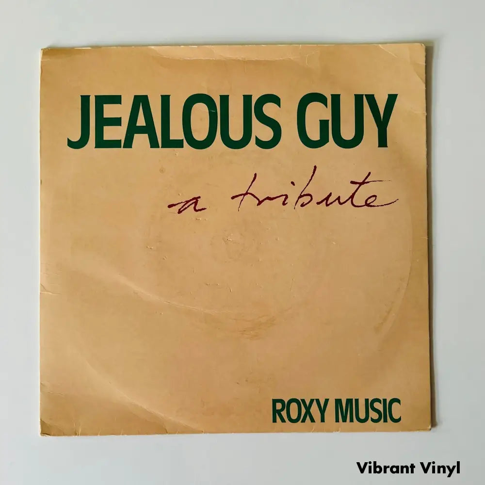 Roxy Music - Jealous Guy - 7in Single Picture Sleeve Single