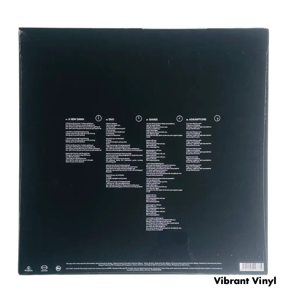 Sam Gellaitry - IV - 12in Album Picture Sleeve Album