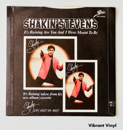 Shakin’ Steven - It’s Raining - 7in Single Picture Sleeve Single