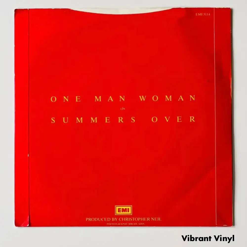 Sheena Easton - One Man Woman - 7in Single Picture Sleeve Single