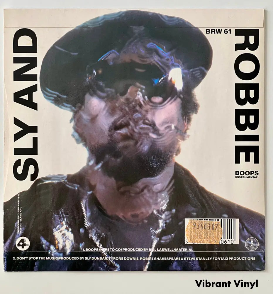 Sly & Robbie - Boops (Here to Go) - 7in Single Picture Sleeve Single