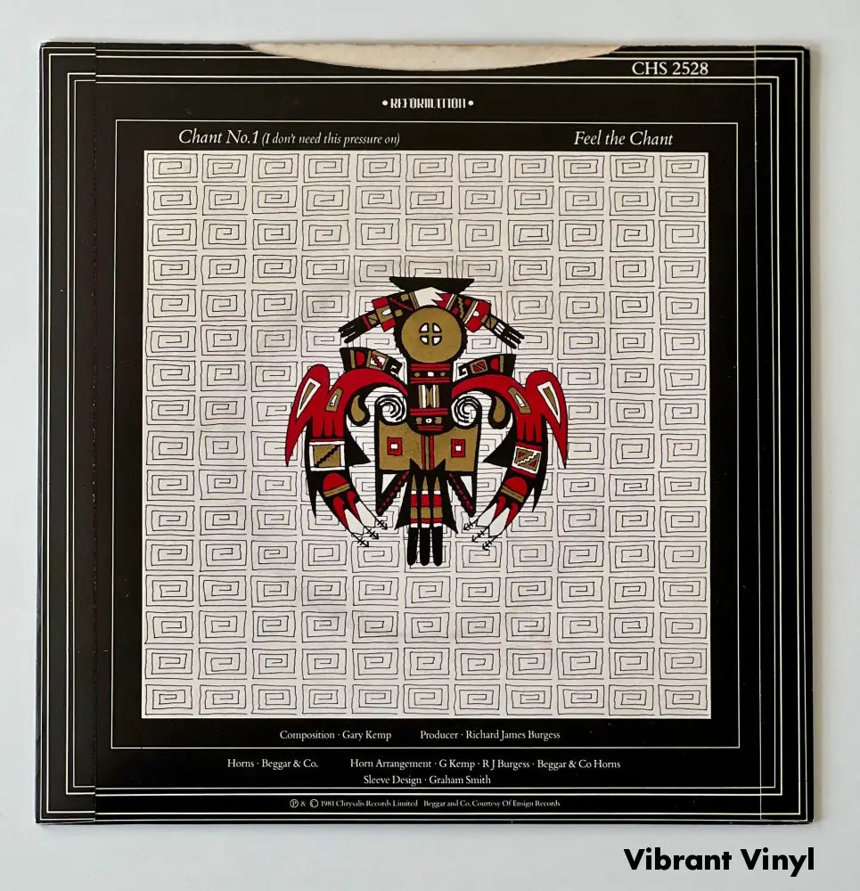 Spandau Ballet - Chant No.1 (I Don’t Need This Pressure On) - 7in Single Picture Sleeve Single