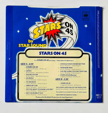 Star Sound - Stars On 45 - 7in Single Picture Sleeve Single