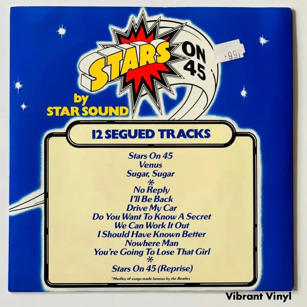 Star Sound - Stars On 45 - 7in Single Picture Sleeve Single