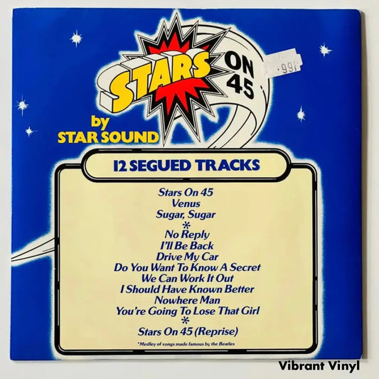 Star Sound - Stars On 45 - 7in Single Picture Sleeve Single