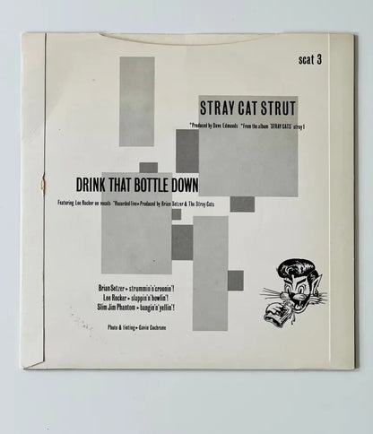 Stray Cats - Stray Cat Strut - 7in Single Picture Sleeve Single