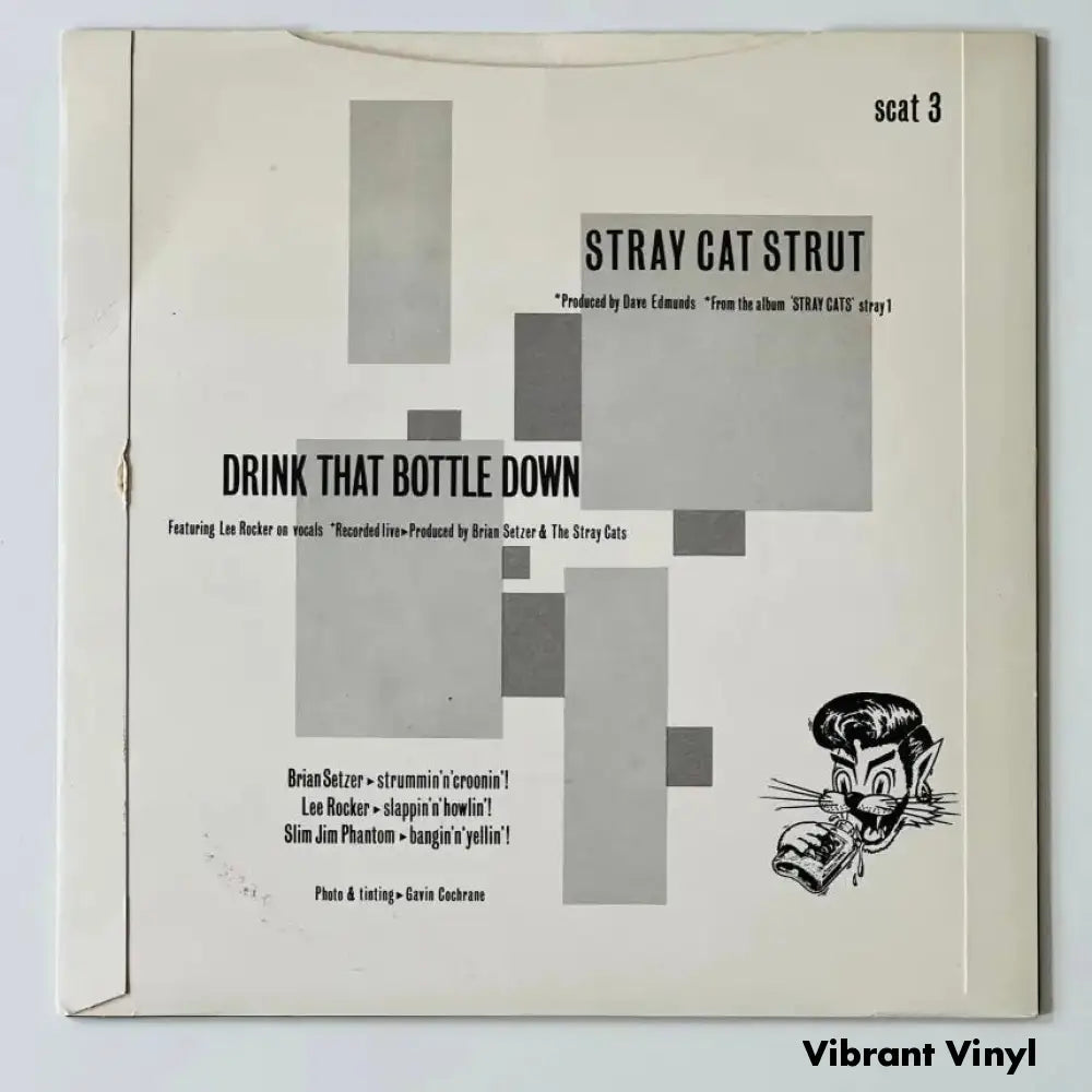 Stray Cats - Stray Cat Strut - 7in Single Picture Sleeve Single