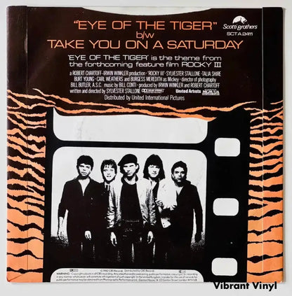 Survivor - Eye Of The Tiger - 7in Single Picture Sleeve Single