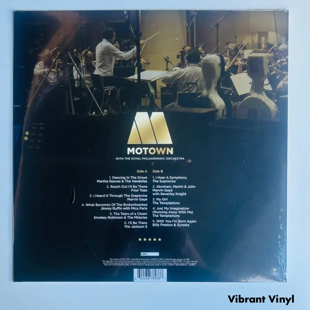 The Royal Philharmonic Orchestra - Motown - 12in Album Picture Sleeve Album