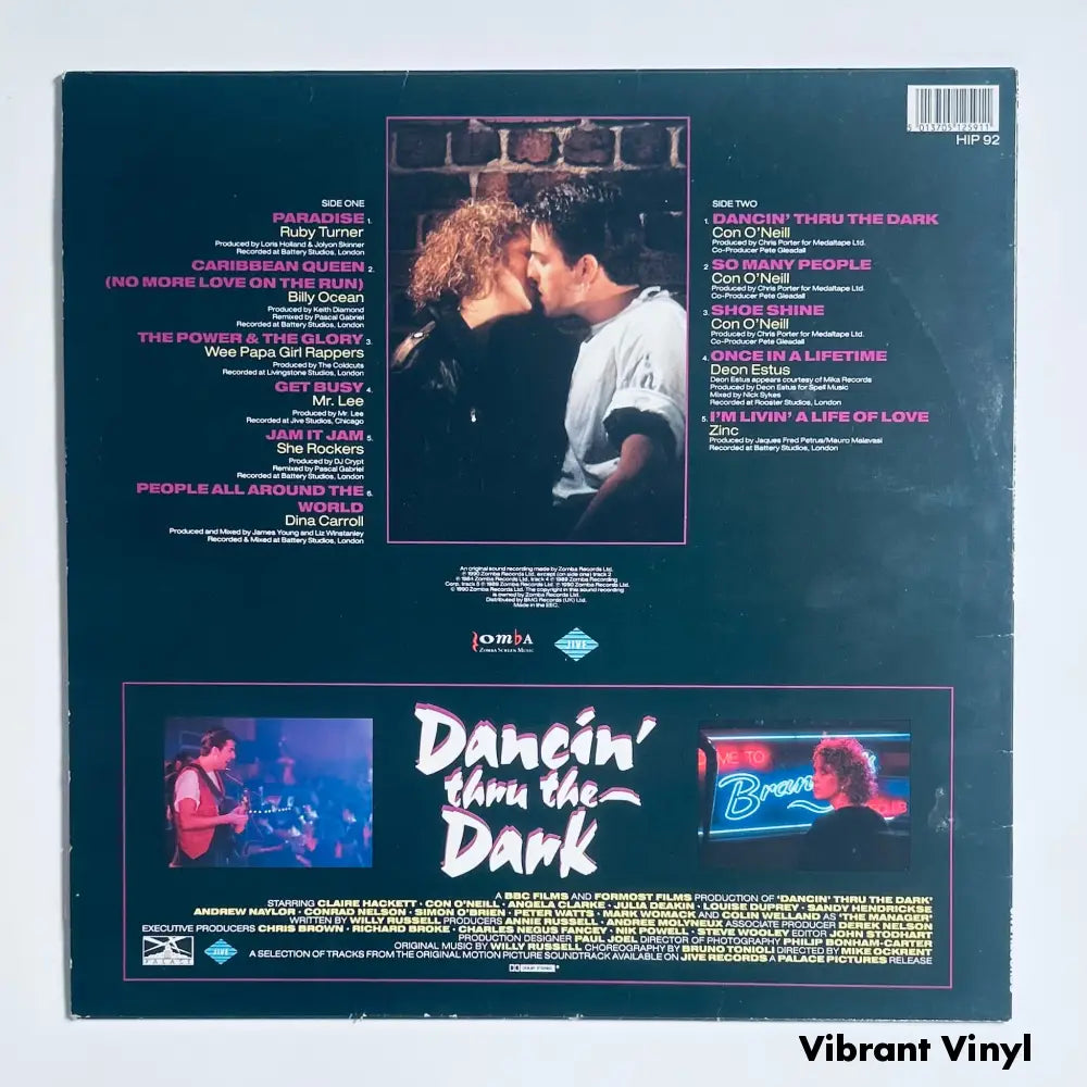 Dancing Thru the Dark Soundtrack - 12in Album Picture Sleeve Album