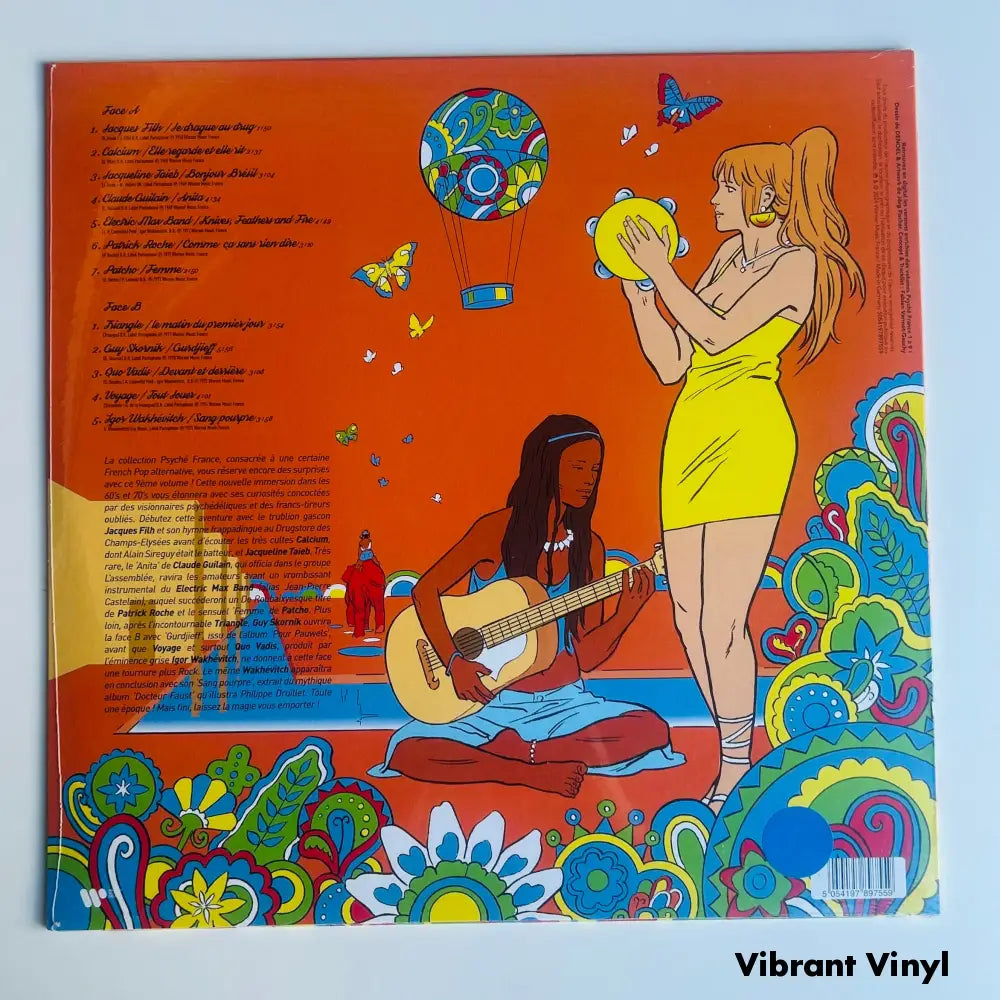 Various Artists - Psyche France (Volume 9) - 12in Album Picture Sleeve Album