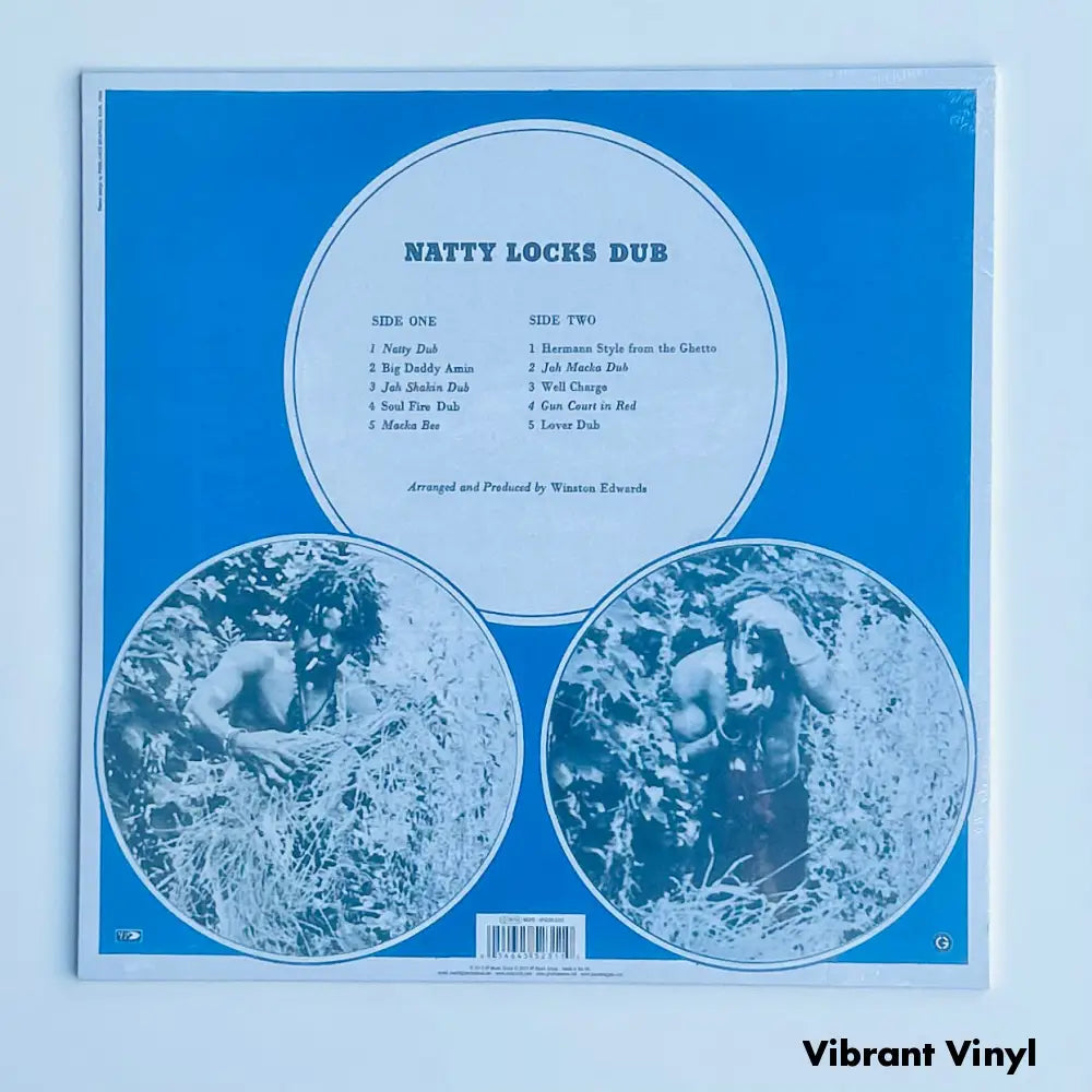 Winston Edwards - Natty Locks Dub - 12in Album Picture Sleeve Album